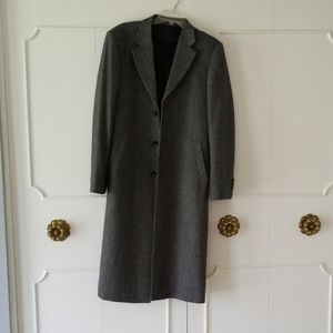 Men's Full Length Wool Coat